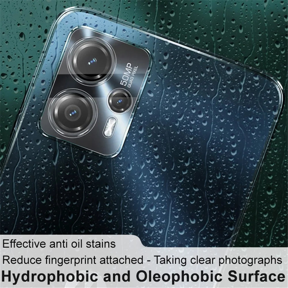 IMAK For Motorola Moto G13 4G / G23 4G Camera Lens Film Tempered Glass Phone Lens Protector+Acrylic Lens Cap - 5