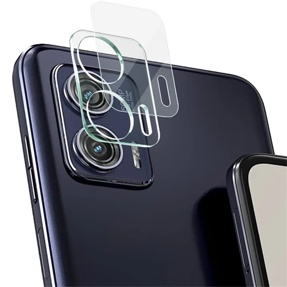 IMAK For Motorola Moto G73 5G Tempered Glass Camera Lens Protector Integrated Lens Film+Acrylic Lens Cap - 1