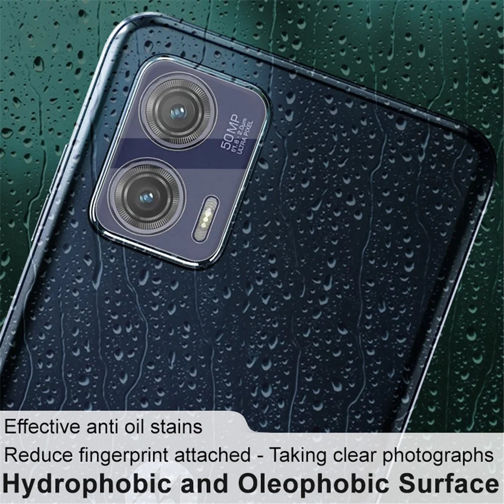 IMAK For Motorola Moto G73 5G Tempered Glass Camera Lens Protector Integrated Lens Film+Acrylic Lens Cap - 6