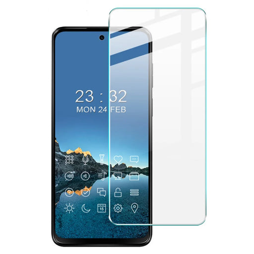 IMAK H Series for Motorola Moto G13 4G / G23 4G Tempered Glass HD Clear Full Glue Phone Screen Protector - 1