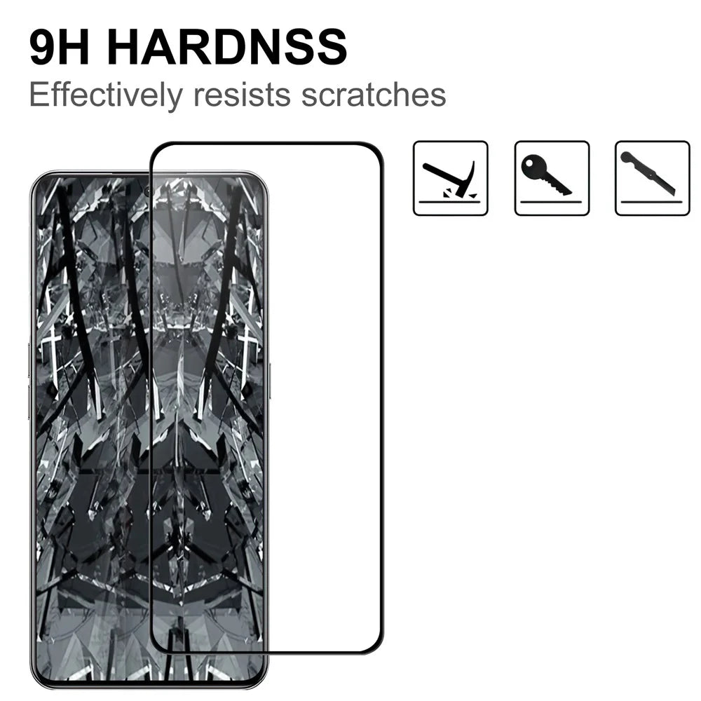 For Realme GT Neo 5 5G / GT3 5G AGC Glass Phone Screen Protector Ultra Clear Black Edge Full Glue Screen Film - 3
