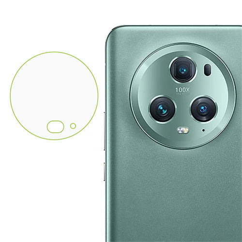 For Honor Magic5 Pro Corning Gorilla Glass Camera Lens Protector HD Clear 3D Arc Edge Phone Rear Lens Film - 1