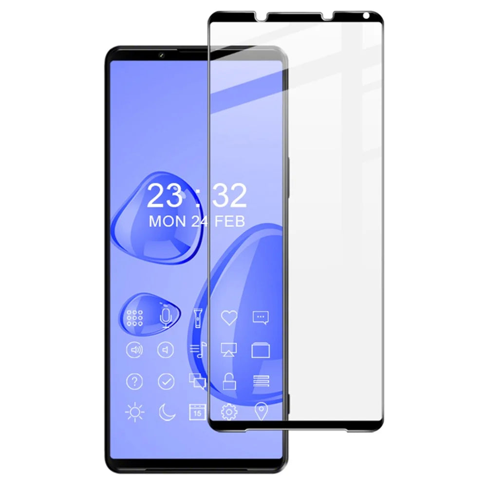 IMAK Pro+ Series for Sony Xperia 1 V Tempered Glass Film Anti-explosion Full Coverage HD Screen Protector - 1