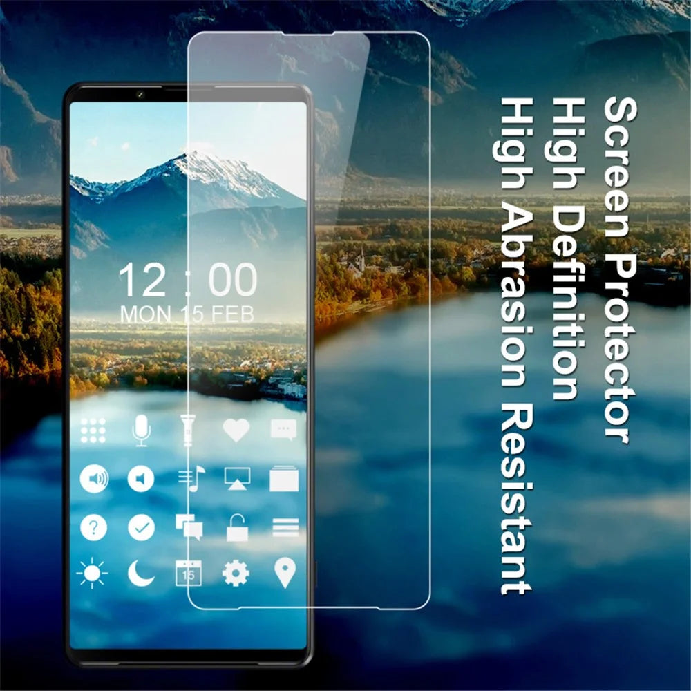 IMAK ARM Series For Sony Xperia 10 V Screen Protector Anti-scratch Soft TPU Screen Protective Film (Not Complete Covering) - 4