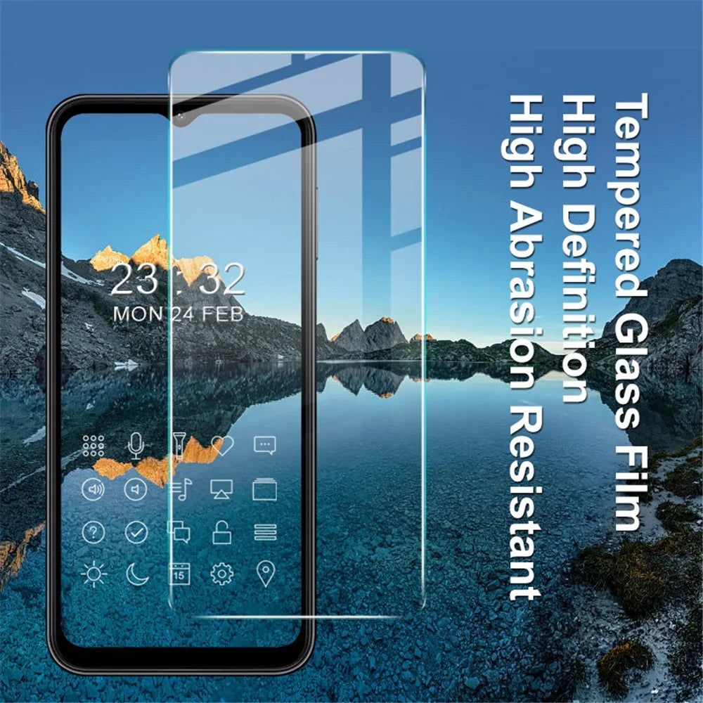 IMAK H Series For Samsung Galaxy A14 4G / 5G Screen Protector Anti-explosion Full Glue HD Tempered Glass Film - 4