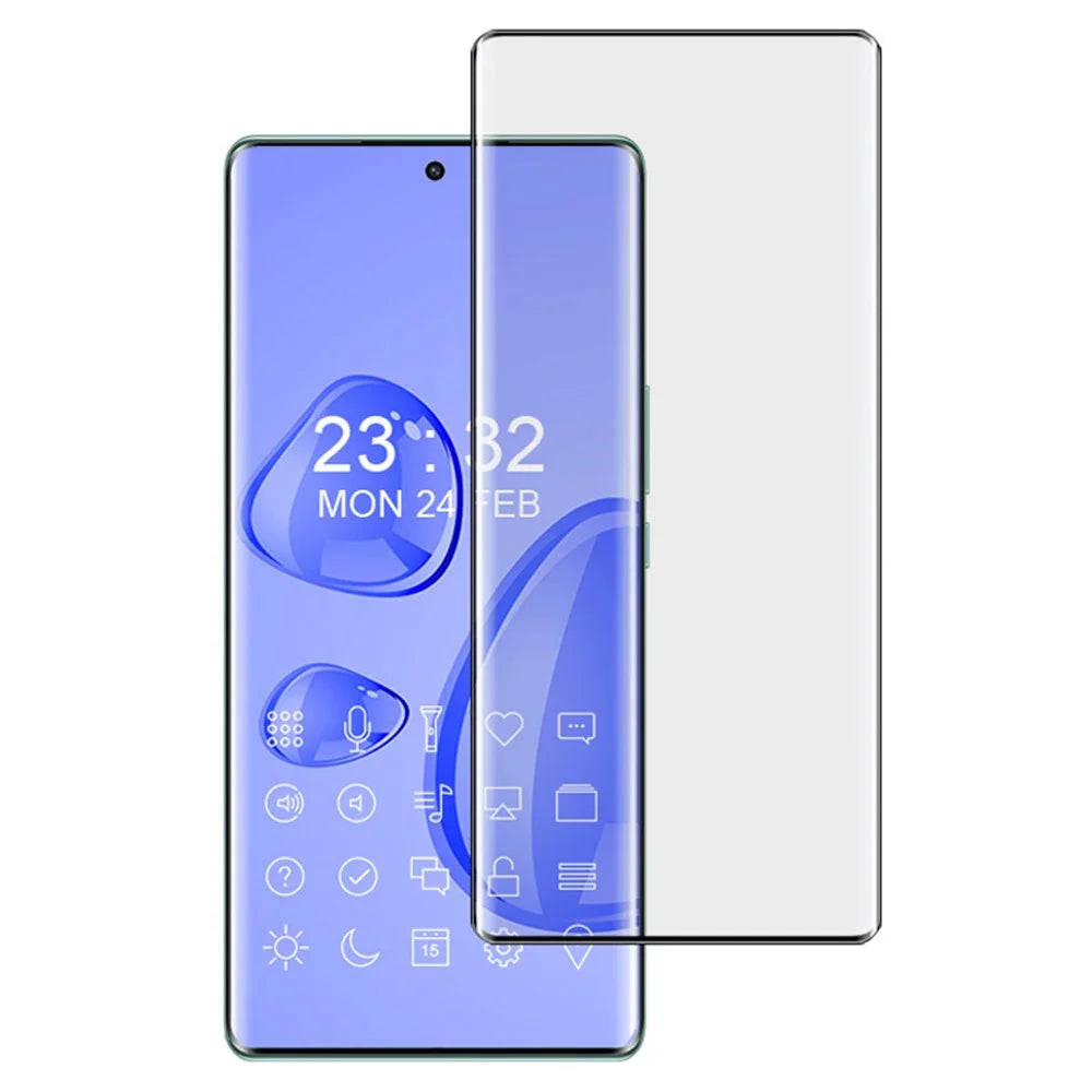 IMAK For Honor X9a 5G / Magic5 Lite 5G / X40 5G Tempered Glass Film Anti-scratch 3D Curved Ultra Clear Full Coverage Screen Protector - 1