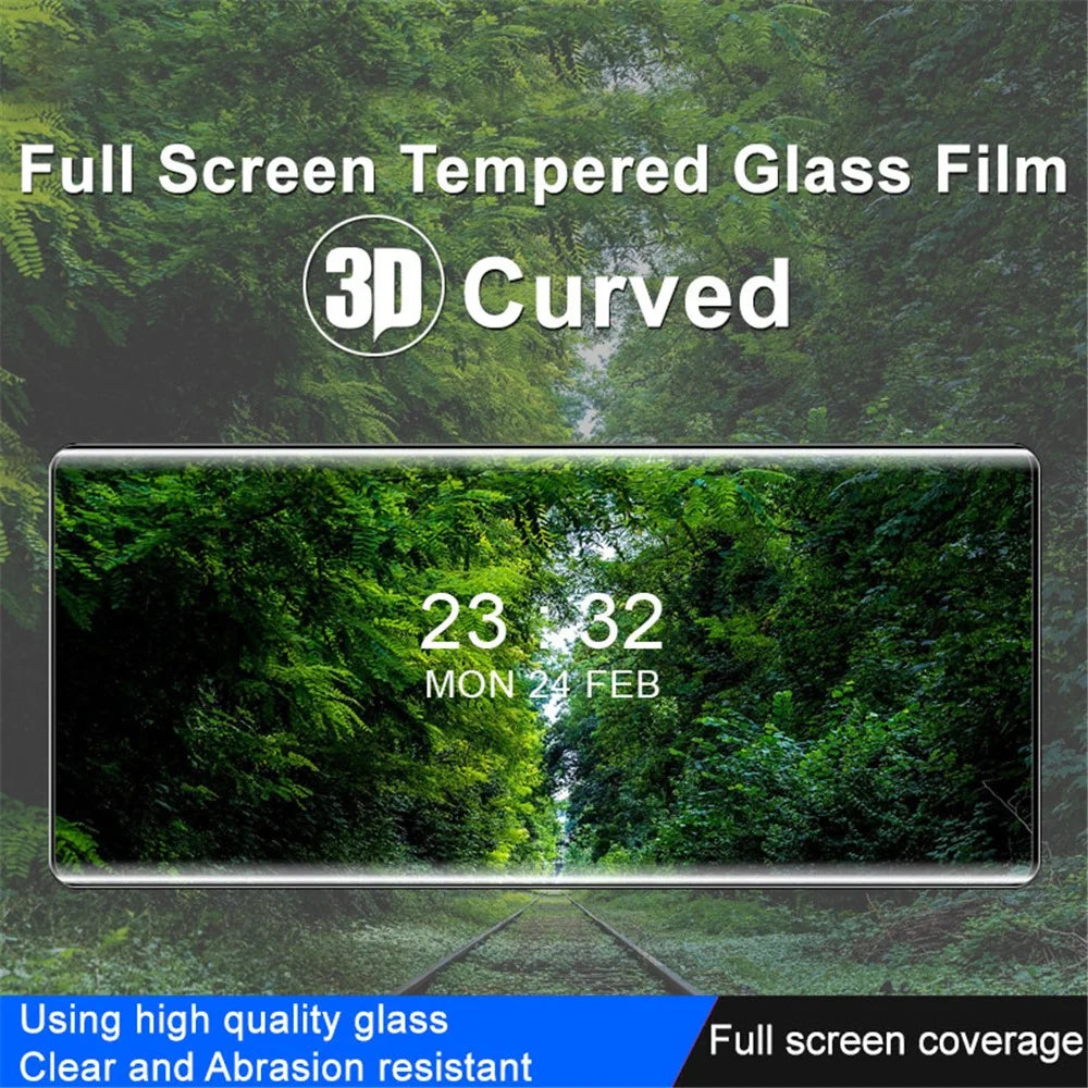 IMAK For Honor X9a 5G / Magic5 Lite 5G / X40 5G Tempered Glass Film Anti-scratch 3D Curved Ultra Clear Full Coverage Screen Protector - 3