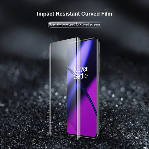 NILLKIN 2Pcs / Set For OnePlus 11 5G PMMA Phone Screen Protector 3D Curved Anti-Shock Full Glue Full Screen Protective Film - 2