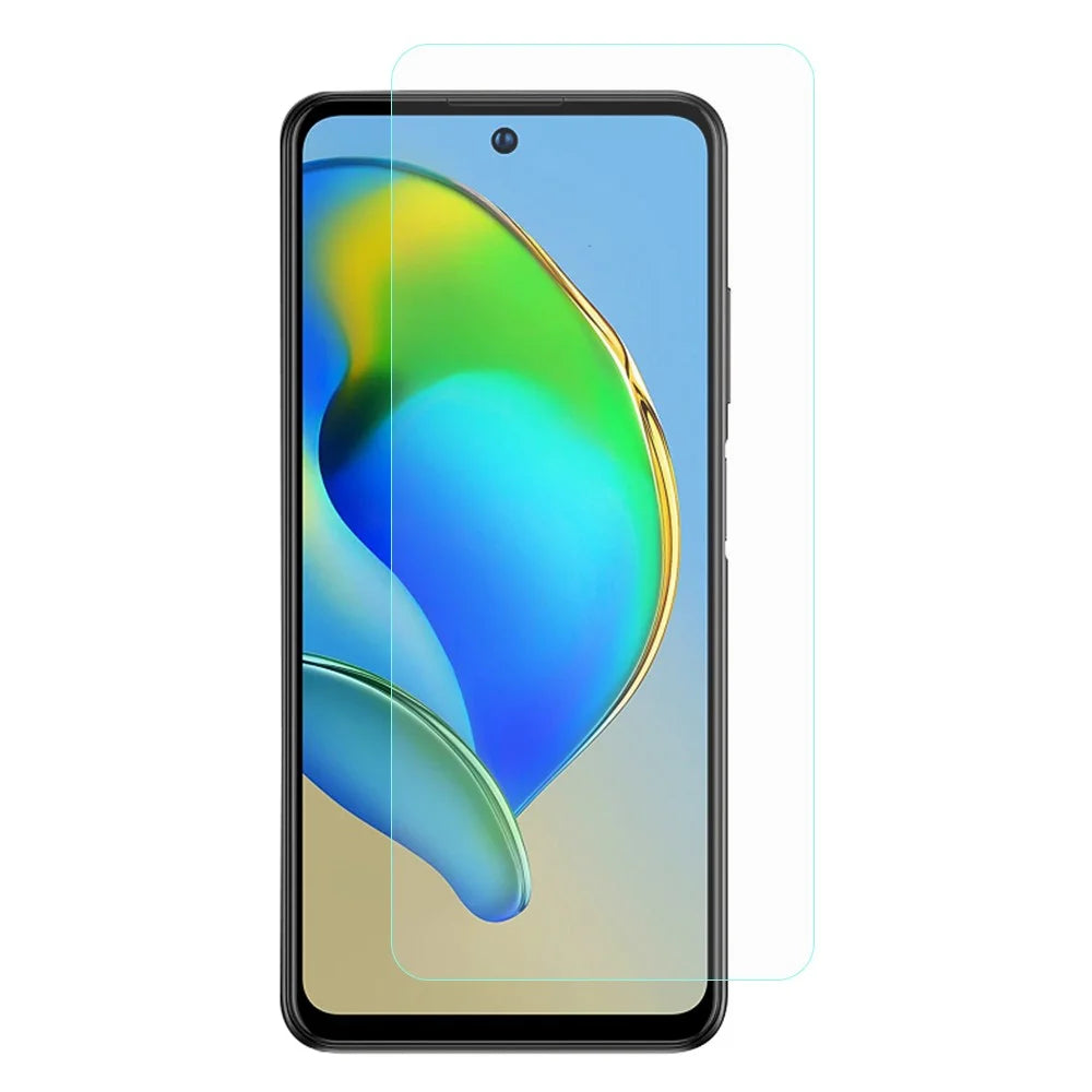 For ZTE Blade V40 Tempered Glass Film HD Clear Anti-Scratch 0.3mm Arc Edge Phone Screen Protector - 1