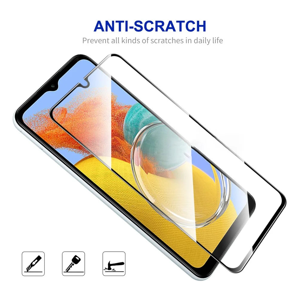 ENKAY HAT PRINCE for Samsung Galaxy M14 5G Phone Full Screen Protector High Aluminium-silicon Glass 0.26mm 9H 2.5D Screen Film - 4