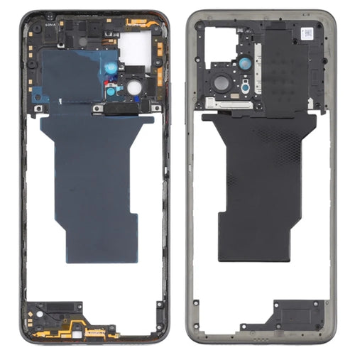 For Xiaomi Redmi Note 11T Pro 5G / 11T Pro+ 5G / Poco X4 GT 5G OEM Middle Housing Plate Frame Replacement Part (without Logo) - Black - 1