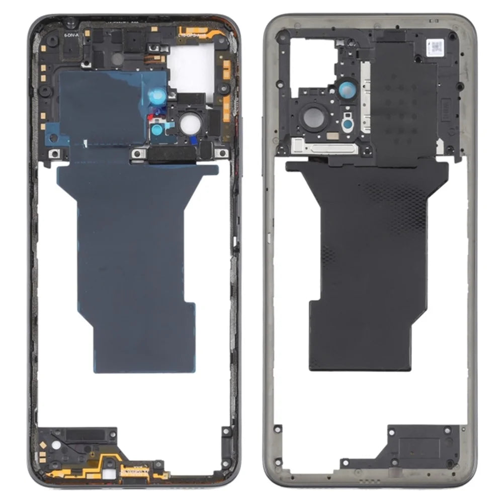 For Xiaomi Redmi Note 11T Pro 5G / 11T Pro+ 5G / Poco X4 GT 5G OEM Middle Housing Plate Frame Replacement Part (without Logo) - Black - 1