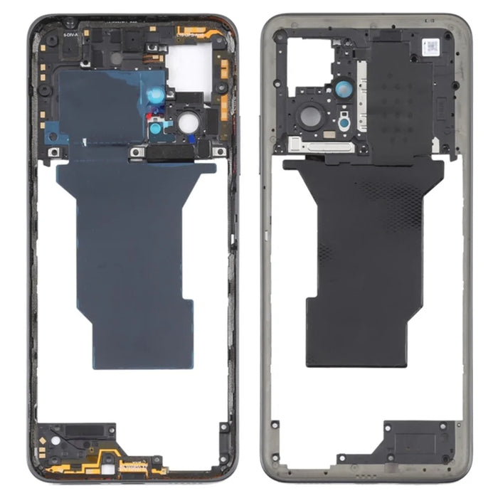 For Xiaomi Redmi Note 11T Pro 5G / 11T Pro+ 5G / Poco X4 GT 5G OEM Middle Housing Plate Frame Replacement Part (without Logo) - Black - 1