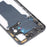 For Xiaomi Redmi Note 11T Pro 5G / 11T Pro+ 5G / Poco X4 GT 5G OEM Middle Housing Plate Frame Replacement Part (without Logo) - Black - 4