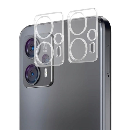 ENKAY HAT PRINCE 2Pcs Camera Lens Protector for Motorola Moto G13 4G / G23 4G , Tempered Glass Back Clear Lens Film - 1