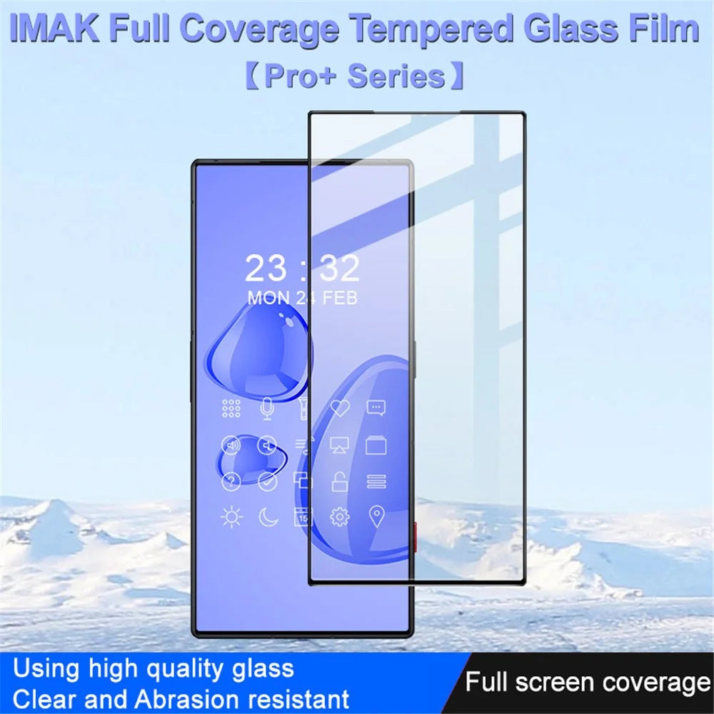 IMAK Pro+ Series for ZTE nubia Z50 Ultra Phone Screen Protector Full Screen Tempered Glass Clear Film - 4