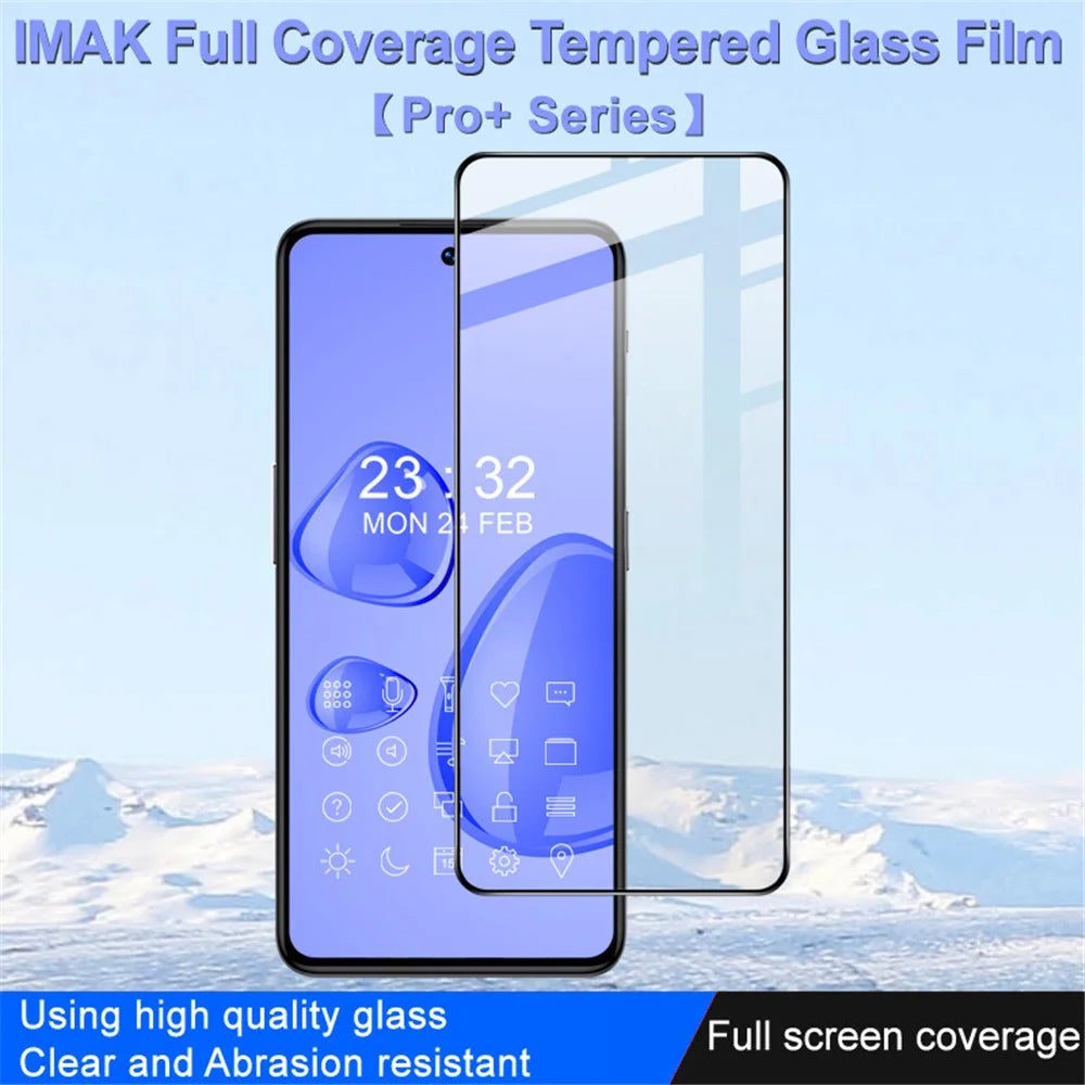 IMAK Pro+ Series for OnePlus Nord 3 5G / Ace 2V 5G Full Glue Tempered Glass Film Phone Full Screen Protector - 4