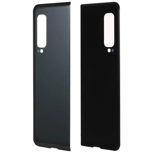 For Samsung Galaxy Fold F900 / Fold 5G F907 Back Battery Housing Cover Replacement Part (without Logo) - Cosmos Black - 1