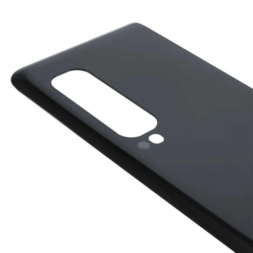 For Samsung Galaxy Fold F900 / Fold 5G F907 Back Battery Housing Cover Replacement Part (without Logo) - Cosmos Black - 7