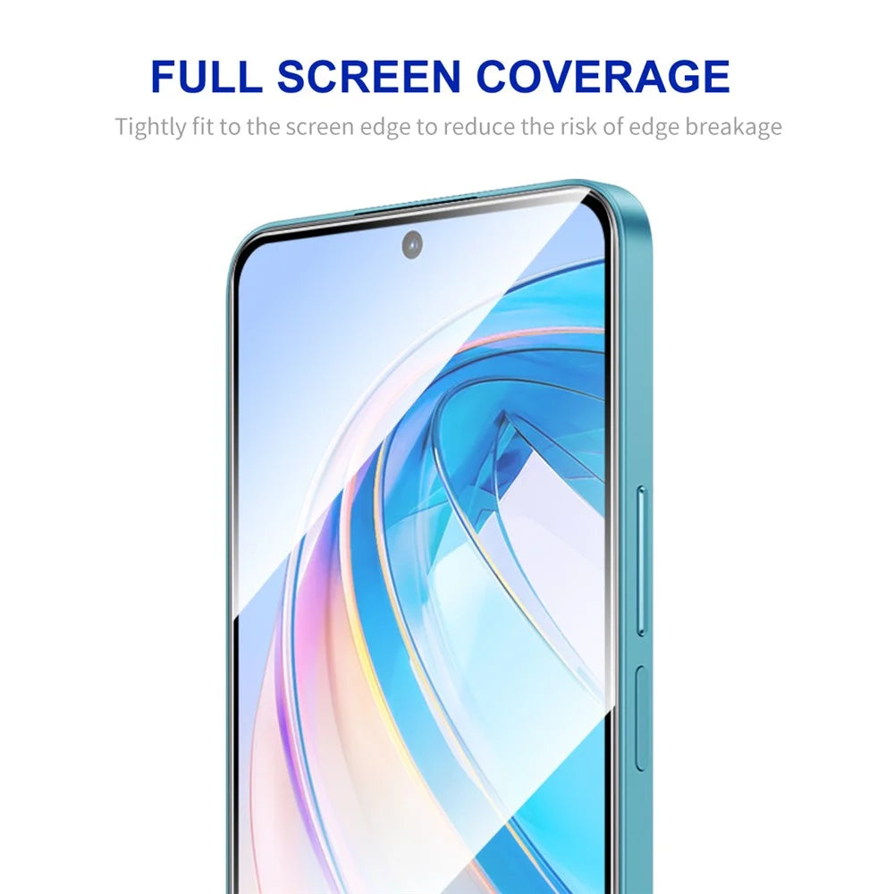 ENKAY HAT PRINCE 2Pcs for Honor X8a 4G Full Glue Full Screen Protector 0.26mm 9H 2.5D High Aluminium-silicon Glass Silk Printing Film - 2