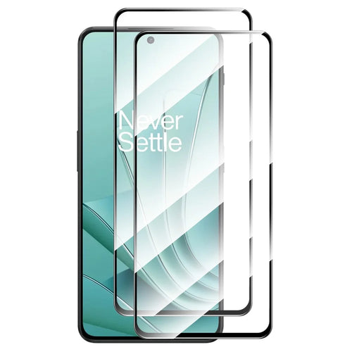ENKAY HAT PRINCE 2Pcs Full Screen Protector for OnePlus Nord 3 5G / Ace 2V High Aluminium-silicon Glass 0.26mm 9H 2.5D Full Glue Silk Printing Film - 1