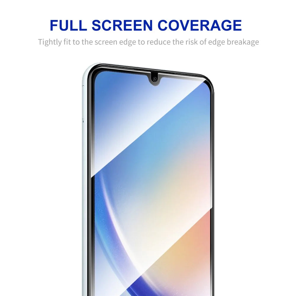 ENKAY HAT PRINCE for Samsung Galaxy A34 5G / M34 5G / F34 5G High Aluminium-silicon Glass 0.26mm 9H 2.5D Full Glue Full Screen Protector - 2