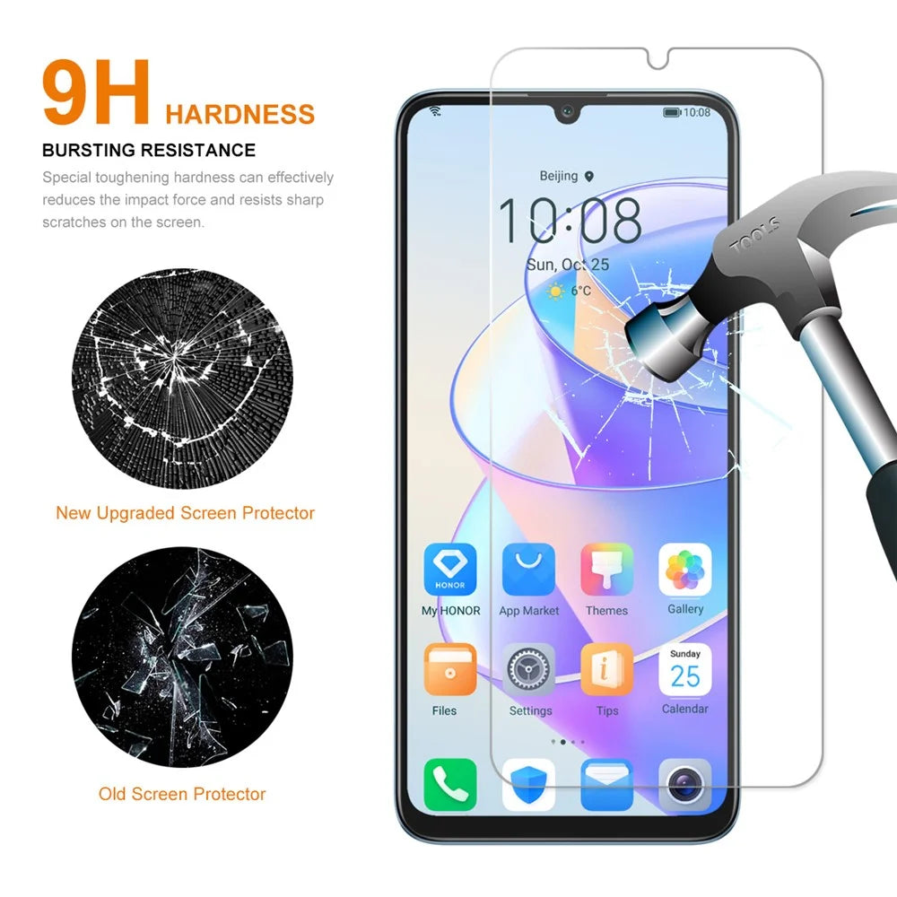 ENKAY HAT PRINCE for Honor X7a 4G High Aluminium-silicon Glass Phone Screen Protector 0.26mm 9H 2.5D Screen Film - 2
