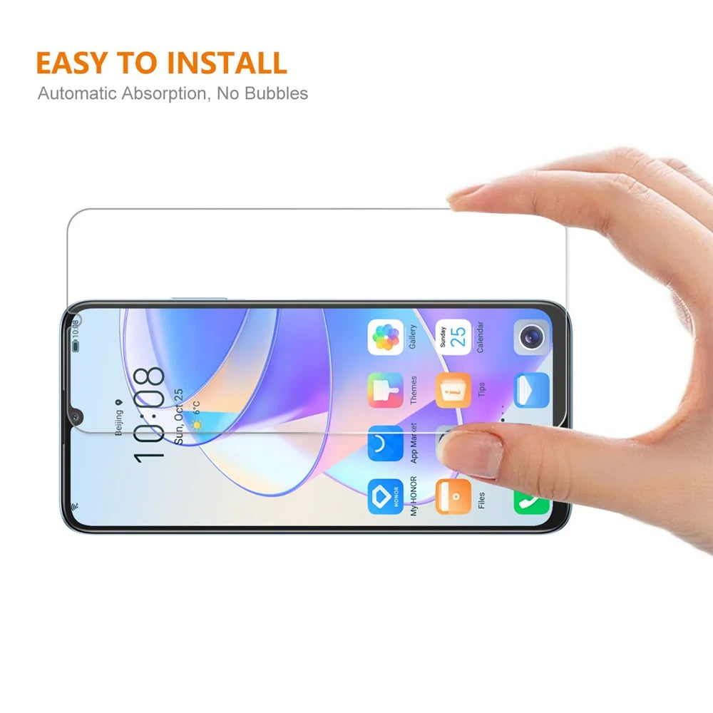 ENKAY HAT PRINCE for Honor X7a 4G High Aluminium-silicon Glass Phone Screen Protector 0.26mm 9H 2.5D Screen Film - 4