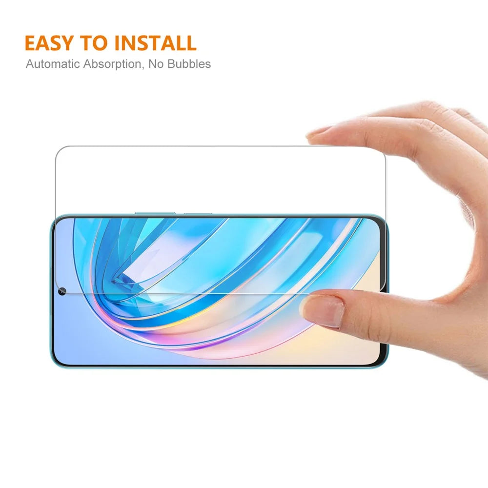 ENKAY HAT PRINCE for Honor X8a 4G Anti-explosion Screen Protector 0.26mm 9H 2.5D High Aluminium-silicon Glass Phone Screen Film - 4