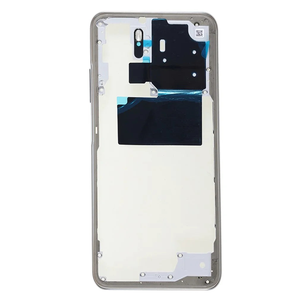 For Xiaomi Redmi Note 10 4G OEM Middle Housing Plate Frame Replacement Part (without Logo) - Frost White - 2