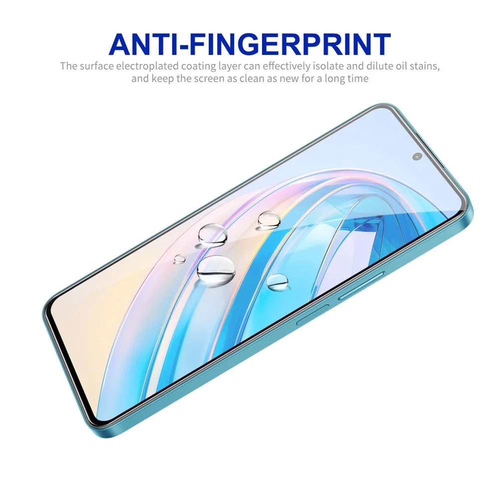 ENKAY HAT PRINCE 10Pcs for Honor X8a 4G High Aluminium-silicon Glass Film 0.26mm Silk Printing 9H 2.5D Screen Protector - 5