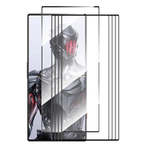 ENKAY HAT PRINCE 5Pcs for ZTE nubia Red Magic 8 Pro 5G / 8 Pro+ 5G Silk Printing Screen Protector High Aluminium-silicon Glass 2.5D 9H 0.26mm Screen Film - 1