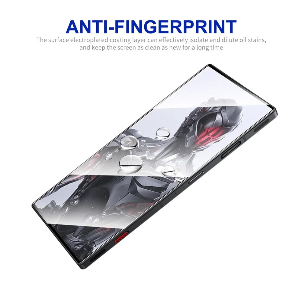 ENKAY HAT PRINCE 5Pcs for ZTE nubia Red Magic 8 Pro 5G / 8 Pro+ 5G Silk Printing Screen Protector High Aluminium-silicon Glass 2.5D 9H 0.26mm Screen Film - 5