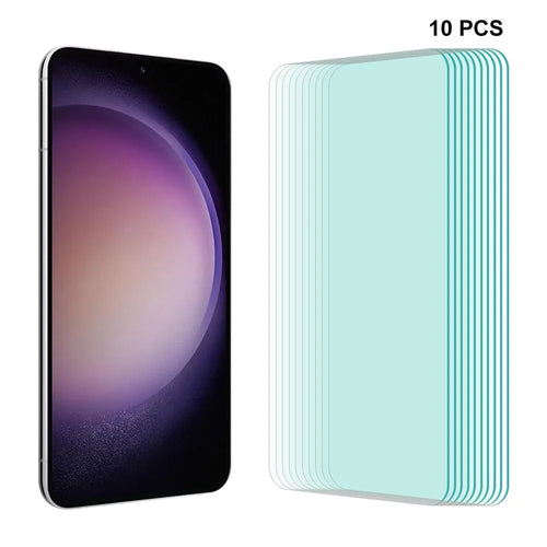 ENKAY HAT PRINCE 10Pcs / Set for Samsung Galaxy S23 0.18mm Ultra-thin Screen Protector Full Glue High Aluminum-silicon Glass Anti-scratch Film [Support Ultrasonic Fingerprint Unlock] - 1