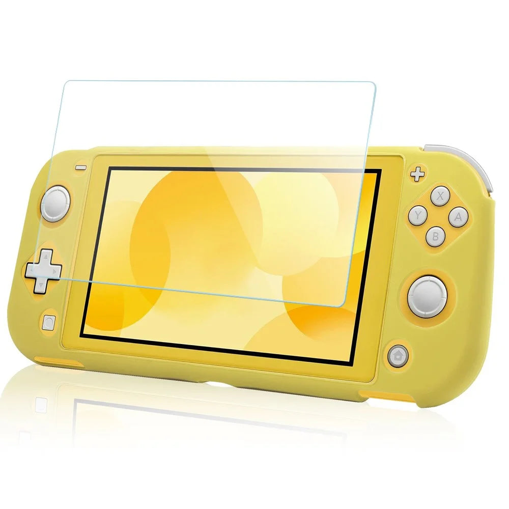 NORTHJO 2Pcs A+ Screen Protector for Nintendo Switch Lite , 0.3mm Tempered Glass 2.5D Shatterproof Film - Transparent - 3