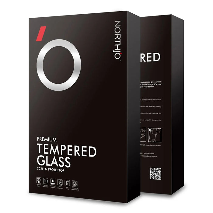 NORTHJO A+ For Nintendo Switch OLED 0.3mm Screen Protector Scratch-Resistant 2.5D Tempered Glass Film - Transparent - 4