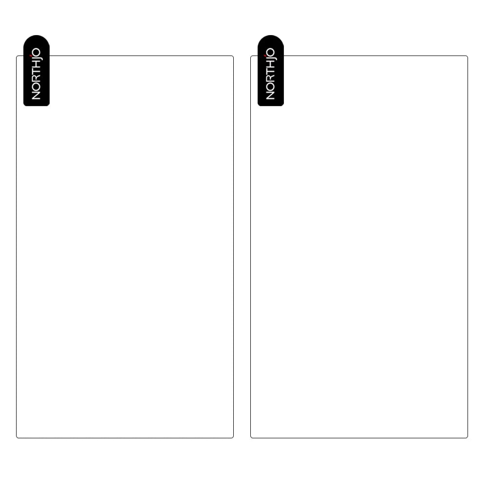 NORTHJO 2Pcs A+ Tempered Glass Film for Nintendo Switch OLED , 0.3mm 2.5D Impact-Protection Screen Protector - Transparent - 2