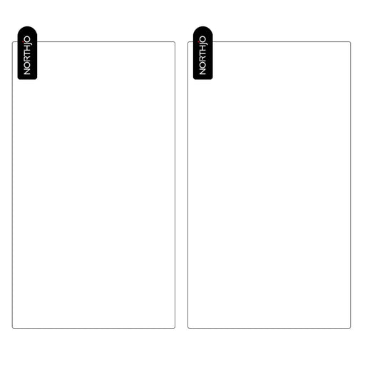 NORTHJO 2Pcs A+ Tempered Glass Film for Nintendo Switch OLED , 0.3mm 2.5D Impact-Protection Screen Protector - Transparent - 2