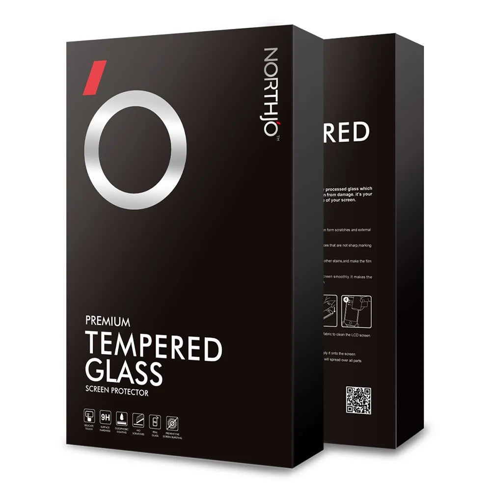 NORTHJO 2Pcs A+ Tempered Glass Film for Nintendo Switch OLED , 0.3mm 2.5D Impact-Protection Screen Protector - Transparent - 4