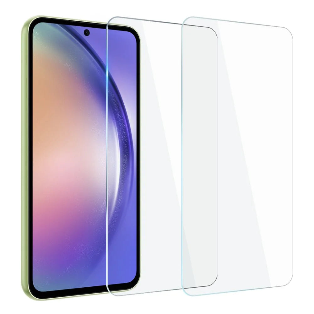 NORTHJO 2Pcs A+ Screen Protector for Samsung Galaxy A54 5G , 0.3mm 2.5D Clear Tempered Glass Protective Film - Transparent - 1