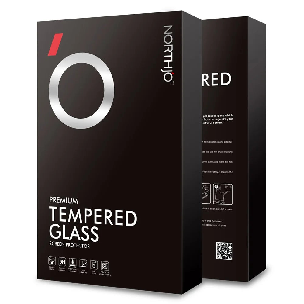 NORTHJO 2Pcs A+ Screen Protector for Samsung Galaxy A54 5G , 0.3mm 2.5D Clear Tempered Glass Protective Film - Transparent - 4