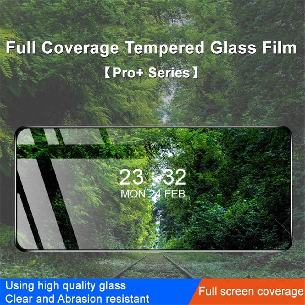 IMAK Pro+ Series for Honor X8a 4G Anti-Dust Tempered Glass Film 9H Hardness HD Full Screen Protector - 2
