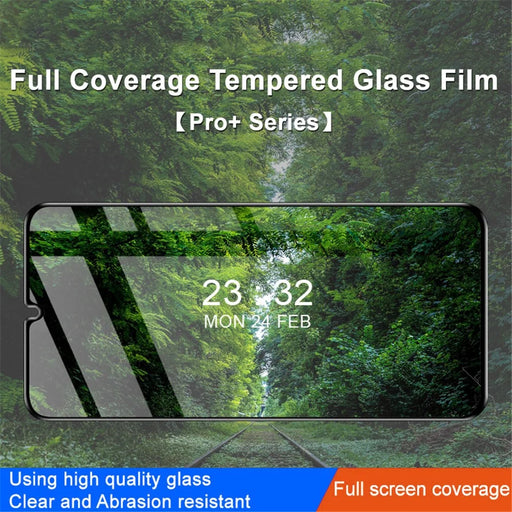IMAK Pro+ Series for Samsung Galaxy A24 4G (162.1 x 77.6 x 8.3mm) 9H Hardness HD Full Screen Protector Anti-Dust Tempered Glass Film - 2