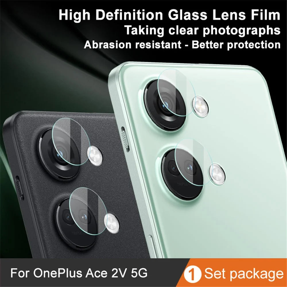 IMAK 1 Set for OnePlus Nord 3 5G / Ace 2V Tempered Glass Camera Covers HD Clear Camera Lens Films Guards - 2