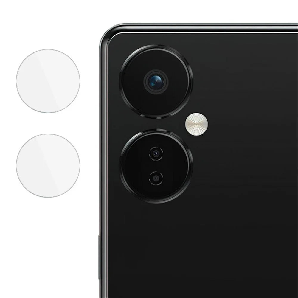 IMAK 1 Set Tempered Glass Camera Cover for OnePlus Nord CE 3 Lite 5G / Nord N30 5G HD Clear Dustproof Camera Lens Film - 1