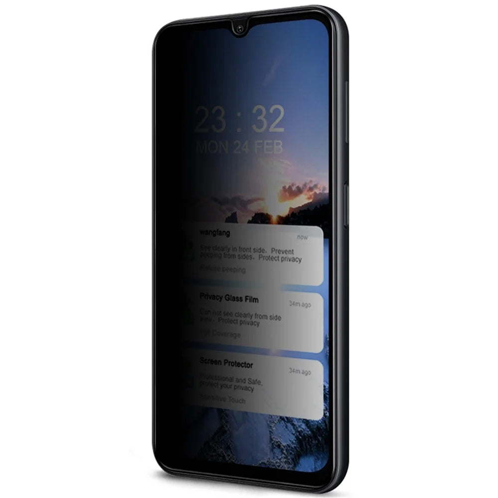 IMAK For Samsung Galaxy A14 4G / 5G Anti-spy Screen Protector Full Cover Privacy Protection Tempered Glass Film - 4