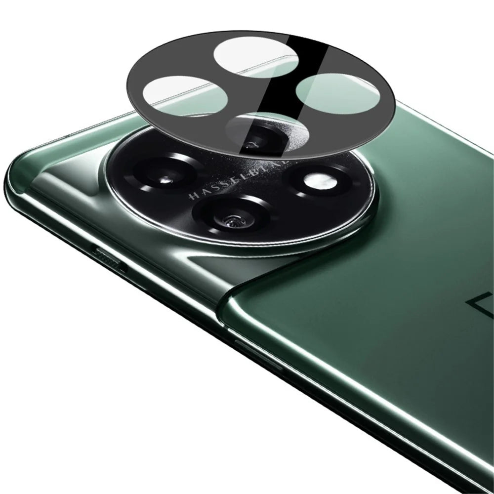 IMAK For OnePlus 11 5G Phone Rear Camera Lens Protector HD Clear Tempered Glass Film (Black Version) - 1