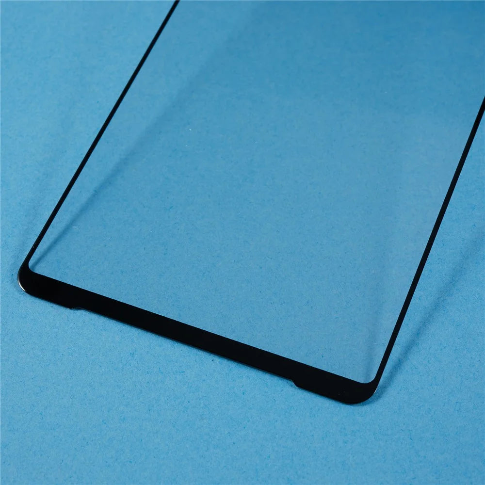 For Sony Xperia 1 V Silk Printing Full Glue Phone Screen Protector Tempered Glass Black Edge Screen Film - 5