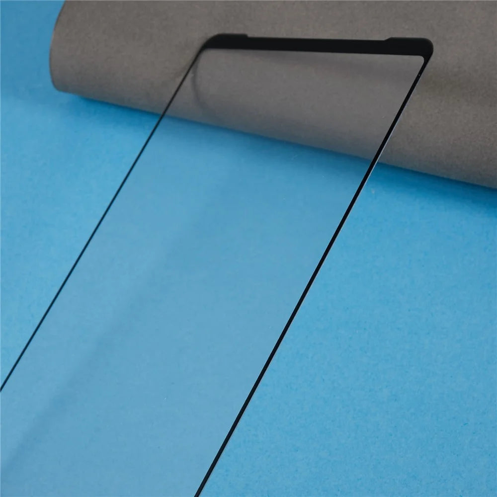 For Sony Xperia 1 V Silk Printing Full Glue Phone Screen Protector Tempered Glass Black Edge Screen Film - 6