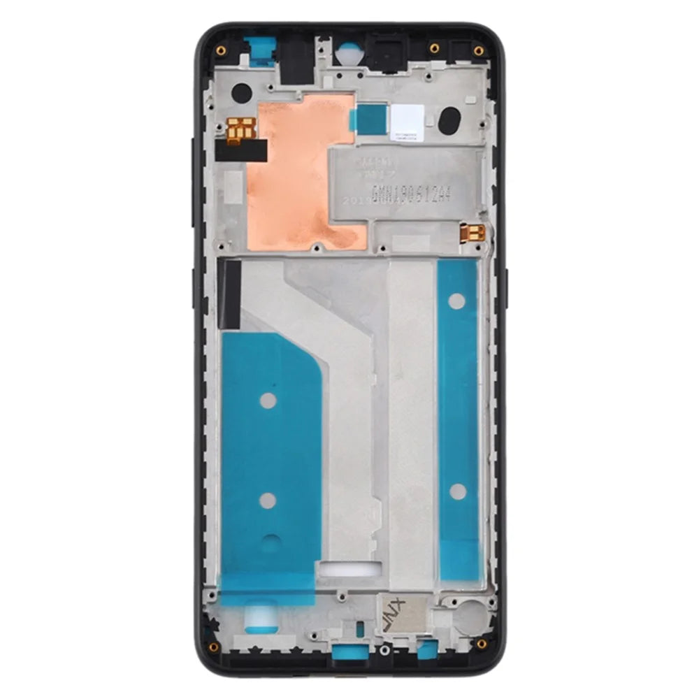 For Nokia 6.2 OEM Middle Plate Frame Spare Part Replacement (without Logo) - Black - 2